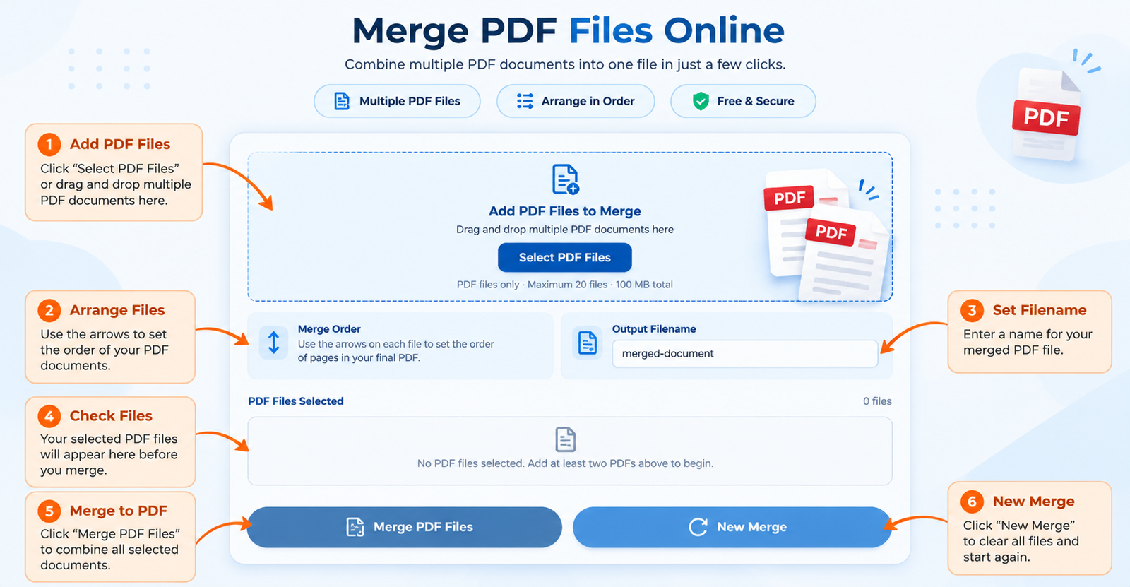 How to Merge PDF Files Online?